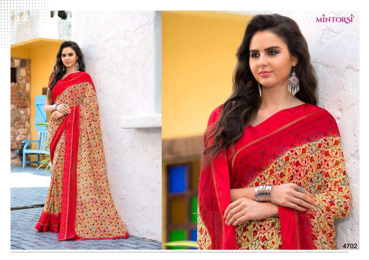 BEAUTY LOOK VOL-2 BY MINTORSI INDIAN TRADITIONAL WEAR COLLECTION BEAUTIFUL STYLISH FANCY COLORFUL PARTY WEAR & OCCASIONAL WEAR SOFT WEIGHTLESS SAREES AT WHOLESALE PRICE