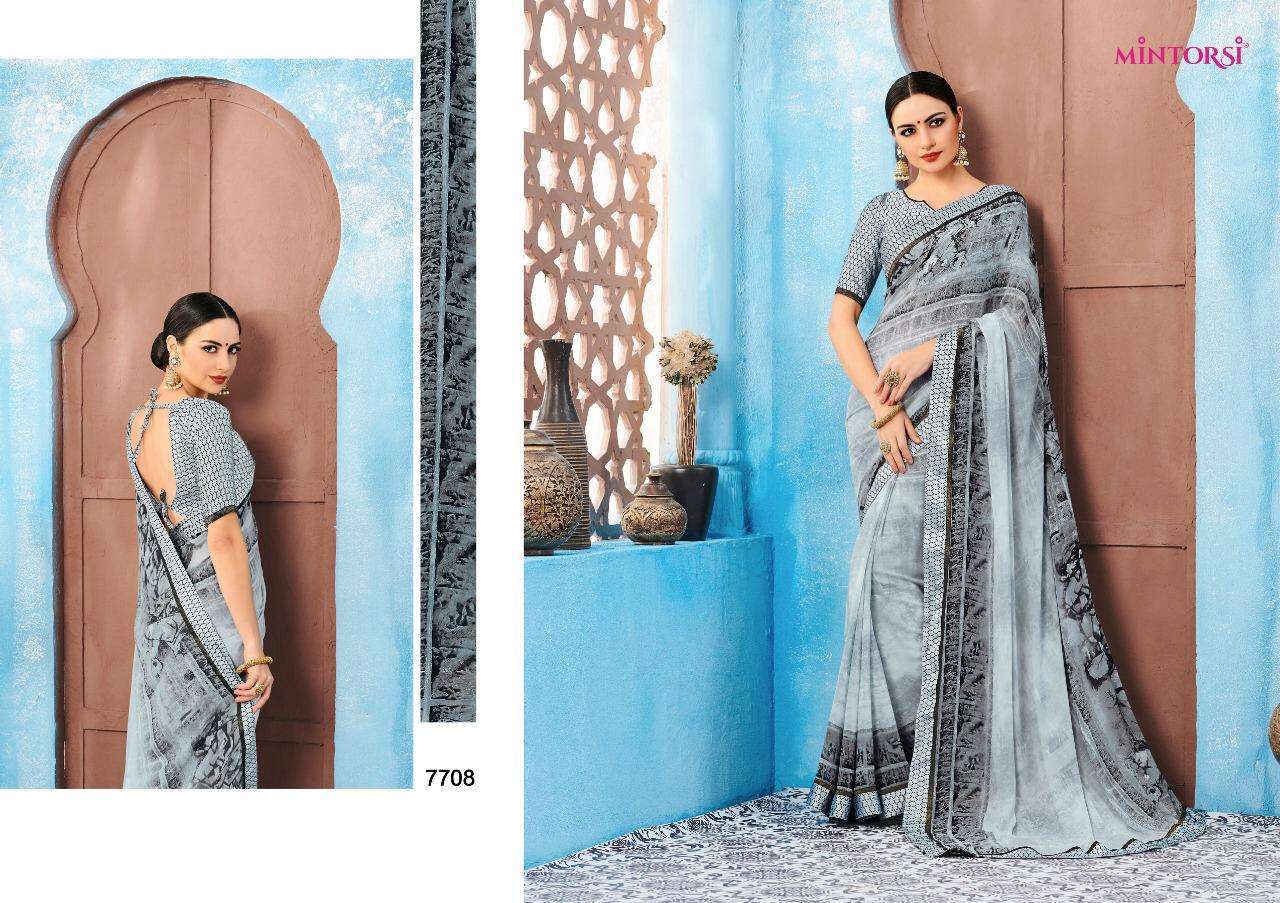 BEAUTY LOOK VOL-2 BY MINTORSI INDIAN TRADITIONAL WEAR COLLECTION BEAUTIFUL STYLISH FANCY COLORFUL PARTY WEAR & OCCASIONAL WEAR SOFT WEIGHTLESS SAREES AT WHOLESALE PRICE