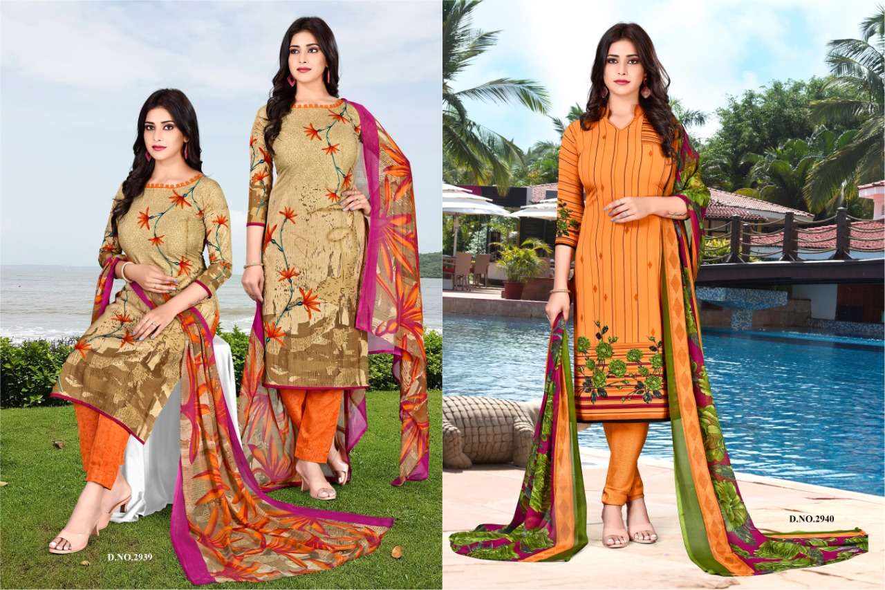 DESI GIRL VOL-20 BY VISHNU PRINTS 2937 TO 2948 SERIES BEAUTIFUL SUITS STYLISH FANCY COLORFUL PARTY WEAR & OCCASIONAL WEAR HEAVY CREPE PRINTED DRESSES AT WHOLESALE PRICE