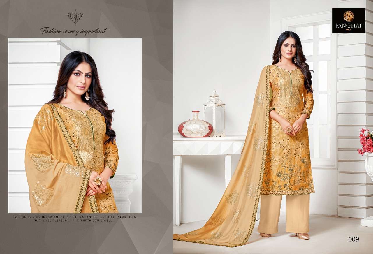 SENORITA BY PANGHAT NX 009 TO 016 SERIES BEAUTIFUL SUITS COLORFUL STYLISH FANCY CASUAL WEAR & ETHNIC WEAR PURE COTTON SILK PRINT DRESSES AT WHOLESALE PRICE