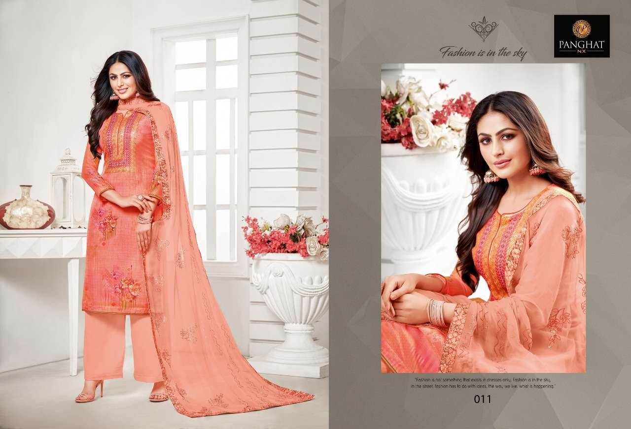 SENORITA BY PANGHAT NX 009 TO 016 SERIES BEAUTIFUL SUITS COLORFUL STYLISH FANCY CASUAL WEAR & ETHNIC WEAR PURE COTTON SILK PRINT DRESSES AT WHOLESALE PRICE