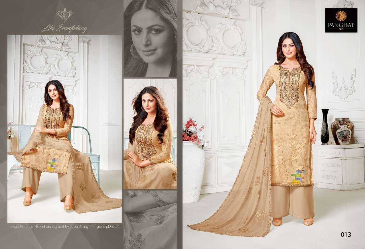 SENORITA BY PANGHAT NX 009 TO 016 SERIES BEAUTIFUL SUITS COLORFUL STYLISH FANCY CASUAL WEAR & ETHNIC WEAR PURE COTTON SILK PRINT DRESSES AT WHOLESALE PRICE