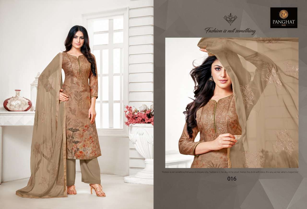 SENORITA BY PANGHAT NX 009 TO 016 SERIES BEAUTIFUL SUITS COLORFUL STYLISH FANCY CASUAL WEAR & ETHNIC WEAR PURE COTTON SILK PRINT DRESSES AT WHOLESALE PRICE