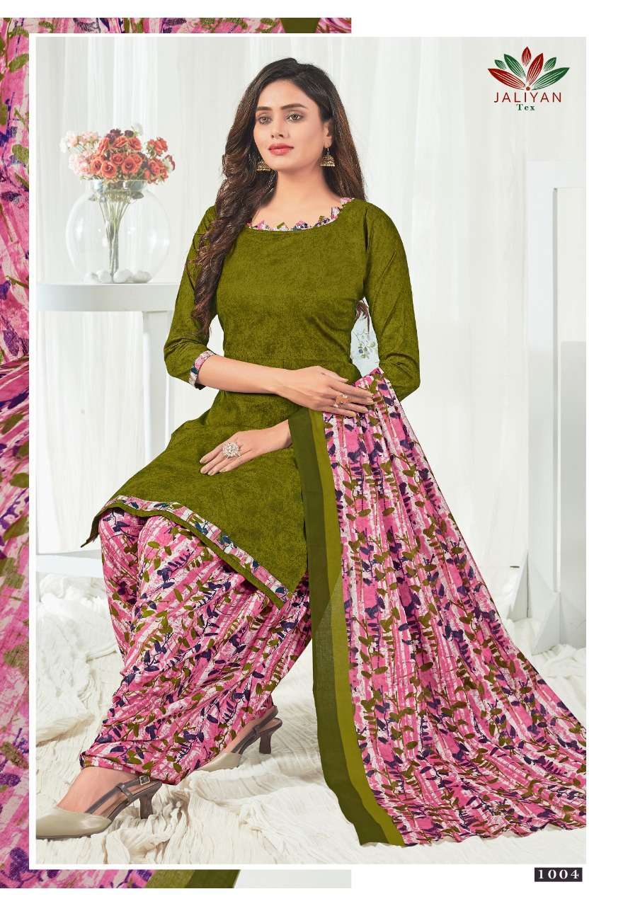 SHINGAR PATIYALA BY JALIYAN TEX 1001 TO 1010 SERIES BEAUTIFUL WINTER COLLECTION SUITS STYLISH FANCY COLORFUL CASUAL WEAR & ETHNIC WEAR FANCY DRESSES AT WHOLESALE PRICE
