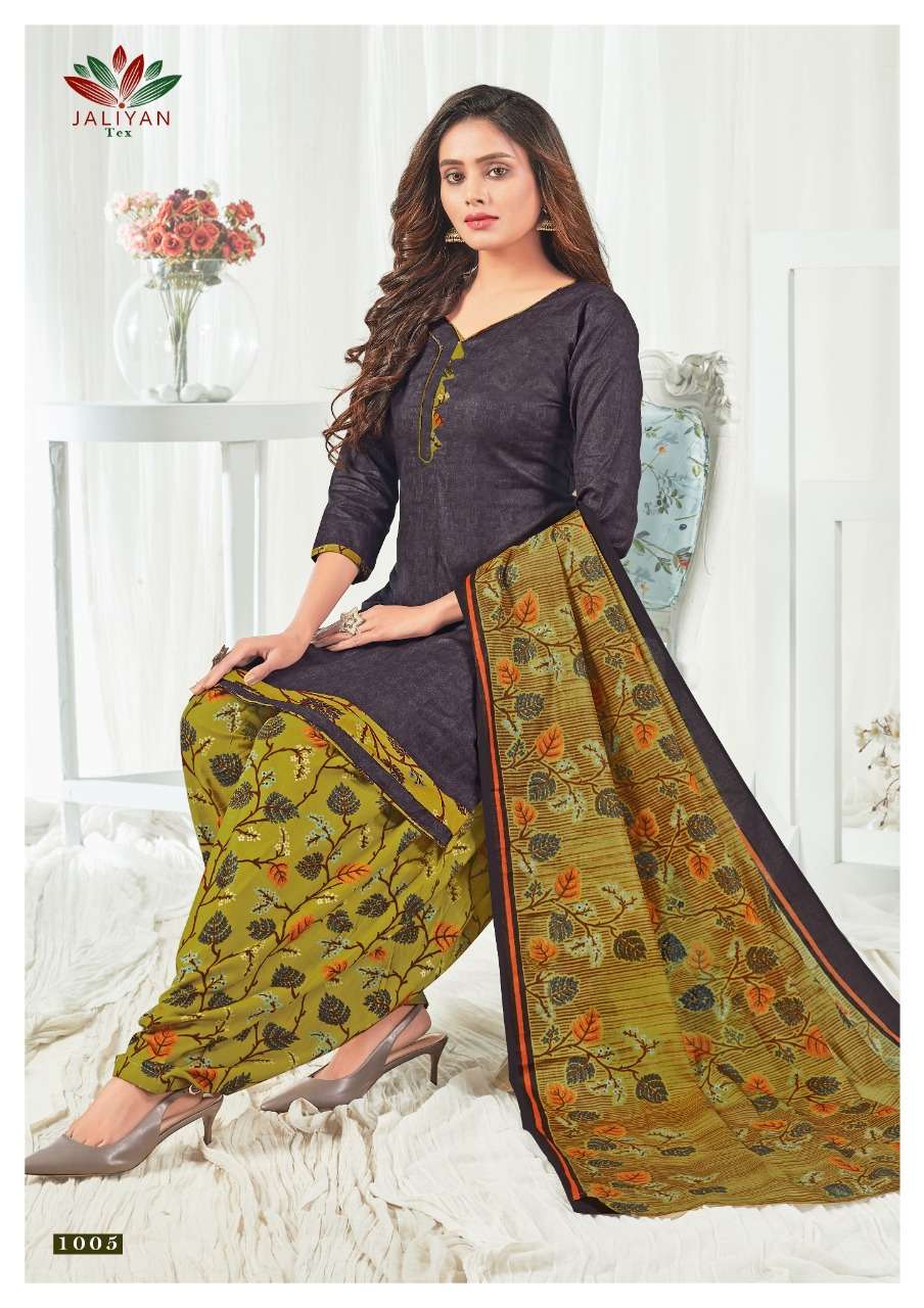 SHINGAR PATIYALA BY JALIYAN TEX 1001 TO 1010 SERIES BEAUTIFUL WINTER COLLECTION SUITS STYLISH FANCY COLORFUL CASUAL WEAR & ETHNIC WEAR FANCY DRESSES AT WHOLESALE PRICE