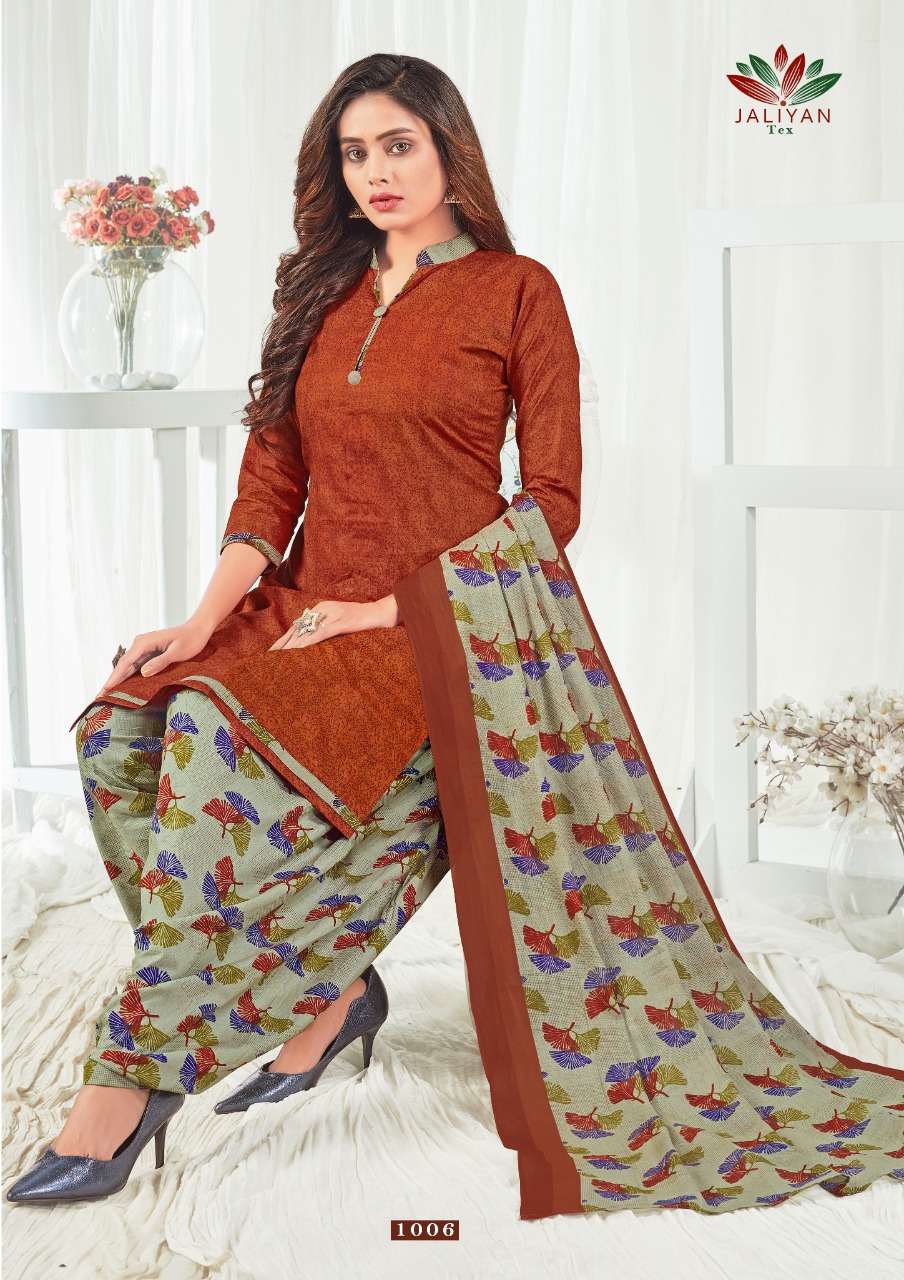 SHINGAR PATIYALA BY JALIYAN TEX 1001 TO 1010 SERIES BEAUTIFUL WINTER COLLECTION SUITS STYLISH FANCY COLORFUL CASUAL WEAR & ETHNIC WEAR FANCY DRESSES AT WHOLESALE PRICE