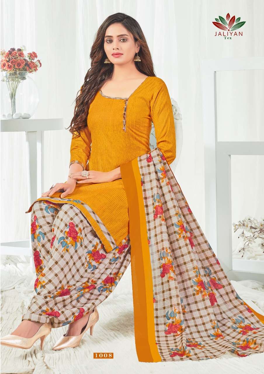 SHINGAR PATIYALA BY JALIYAN TEX 1001 TO 1010 SERIES BEAUTIFUL WINTER COLLECTION SUITS STYLISH FANCY COLORFUL CASUAL WEAR & ETHNIC WEAR FANCY DRESSES AT WHOLESALE PRICE