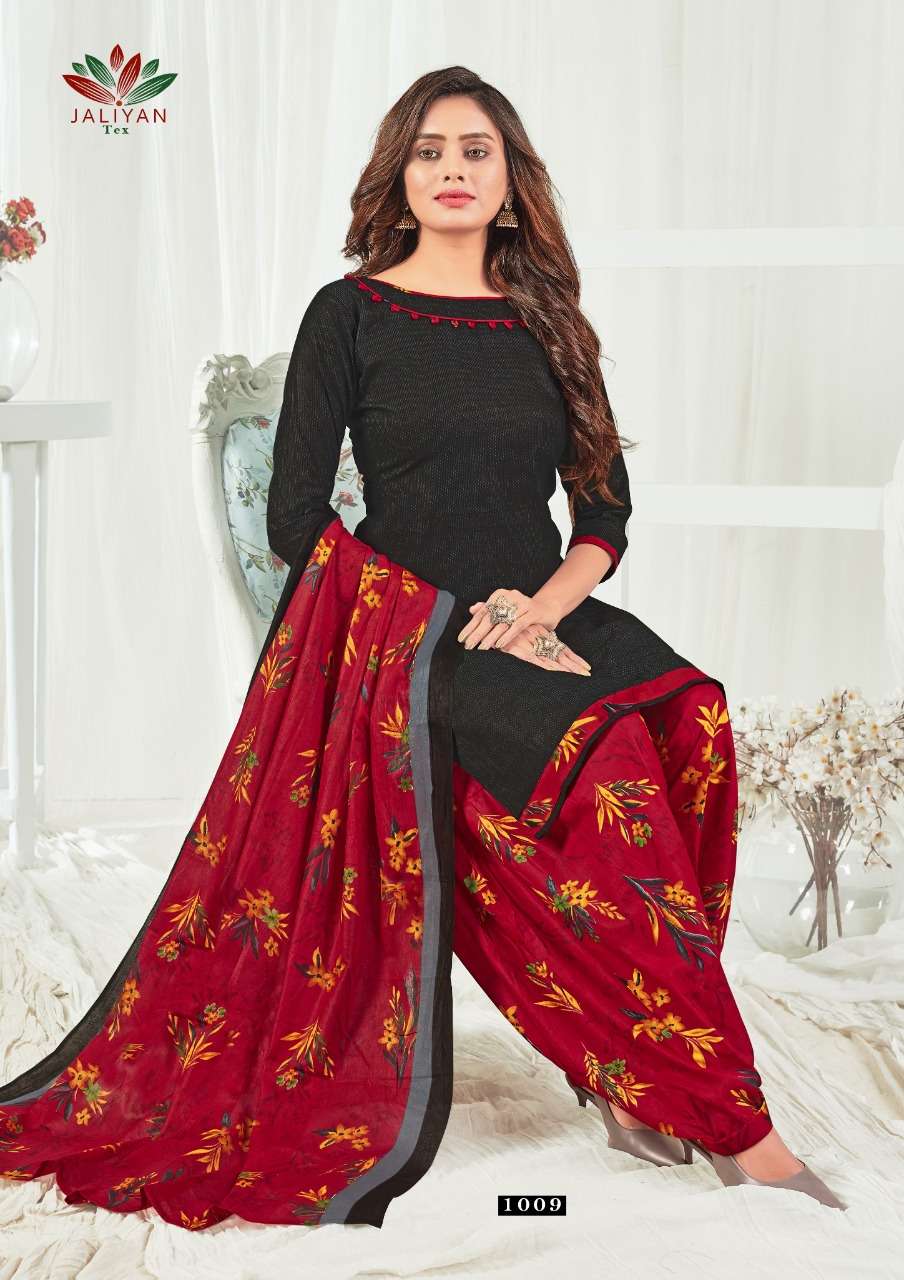 SHINGAR PATIYALA BY JALIYAN TEX 1001 TO 1010 SERIES BEAUTIFUL WINTER COLLECTION SUITS STYLISH FANCY COLORFUL CASUAL WEAR & ETHNIC WEAR FANCY DRESSES AT WHOLESALE PRICE