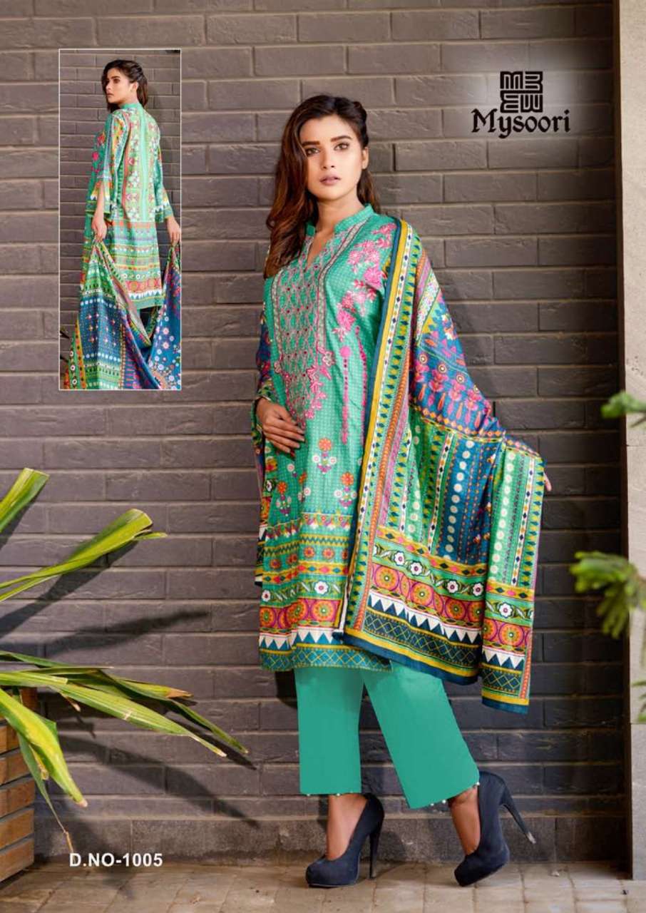 MAIRA HASAN NX BY MYSOORI 1001 TO 1006 SERIES BEAUTIFUL SUITS STYLISH COLORFUL FANCY CASUAL WEAR & ETHNIC WEAR PURE LAWN COTTON PRINTED DRESSES AT WHOLESALE PRICE