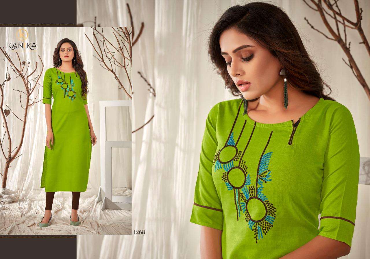 ADITI VOL-8 BY KANIKA 1263 TO 1272 SERIES DESIGNER STYLISH FANCY COLORFUL BEAUTIFUL PARTY WEAR & ETHNIC WEAR COLLECTION RUBY SILK EMBROIDERED KURTIS AT WHOLESALE PRICE