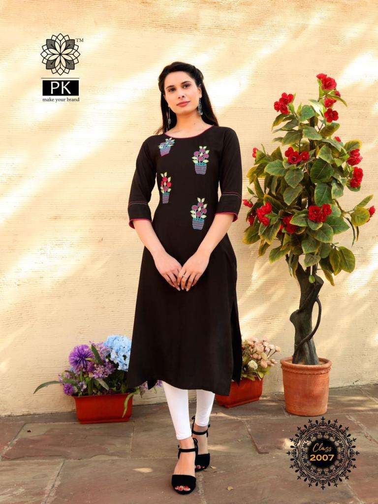 FASHION CLASS VOL-2 BY PK 2001 TO 2012 SERIES BEAUTIFUL COLORFUL STYLISH FANCY PARTY WEAR & ETHNIC WEAR & READY TO WEAR HEAVY RAYON EMBROIDERED KURTIS AT WHOLESALE PRICE