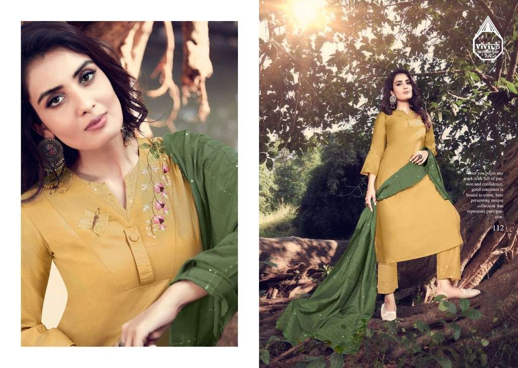 MANNAT VOL-2 BY VIVILS PRINTS 111 TO 117 SERIES DESIGNER FESTIVE SUITS COLLECTION BEAUTIFUL STYLISH FANCY COLORFUL PARTY WEAR & OCCASIONAL WEAR VISCOSE MUSLIN DRESSES AT WHOLESALE PRICE