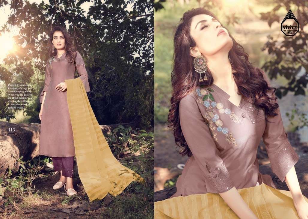MANNAT VOL-2 BY VIVILS PRINTS 111 TO 117 SERIES DESIGNER FESTIVE SUITS COLLECTION BEAUTIFUL STYLISH FANCY COLORFUL PARTY WEAR & OCCASIONAL WEAR VISCOSE MUSLIN DRESSES AT WHOLESALE PRICE