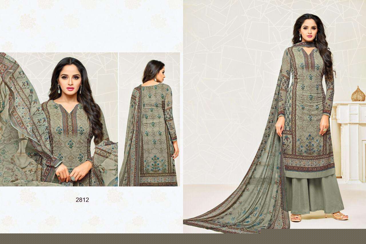 ZISA FLORA VOL-3 BY MEERA TRENDZ 2811 TO 28018 SERIES BEAUTIFUL WINTER COLLECTION SUITS STYLISH FANCY COLORFUL CASUAL WEAR & ETHNIC WEAR GEORGETTE WORK WITH DIGITAL PRINT DRESSES AT WHOLESALE PRICE