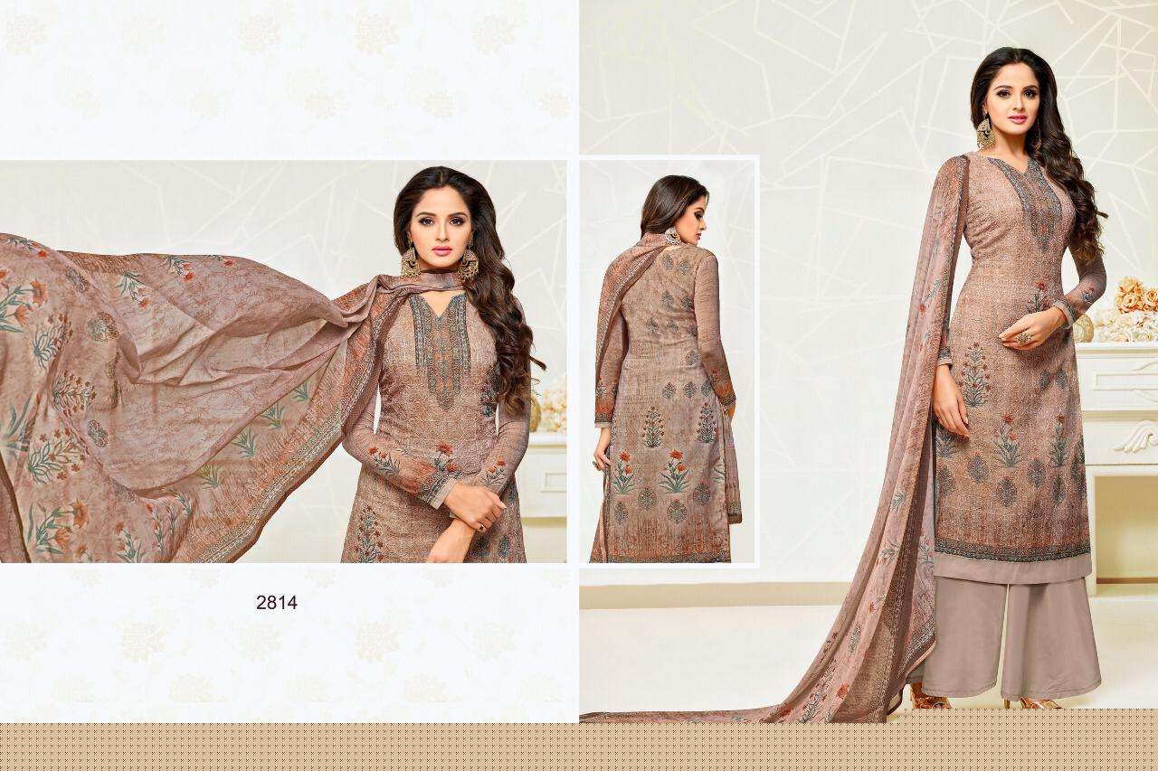 ZISA FLORA VOL-3 BY MEERA TRENDZ 2811 TO 28018 SERIES BEAUTIFUL WINTER COLLECTION SUITS STYLISH FANCY COLORFUL CASUAL WEAR & ETHNIC WEAR GEORGETTE WORK WITH DIGITAL PRINT DRESSES AT WHOLESALE PRICE