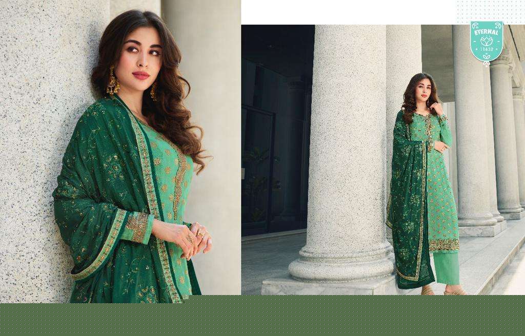 ZISA VOL-64 BY MEERA TRENDZ 11631 TO 11634 SERIES BEAUTIFUL SUITS COLORFUL STYLISH FANCY CASUAL WEAR & ETHNIC WEAR DOLA JACQUARD WITH EMBROIDERY DRESSES AT WHOLESALE PRICE