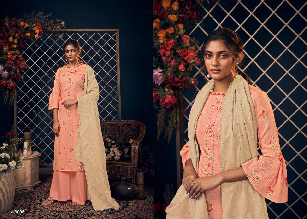 BLOSSOM BY MARIYUM ARTS 3001 TO 3008 SERIES BEAUTIFUL STYLISH SUITS FANCY COLORFUL CASUAL WEAR & ETHNIC WEAR & READY TO WEAR COTTON PRINT DRESSES AT WHOLESALE PRICE