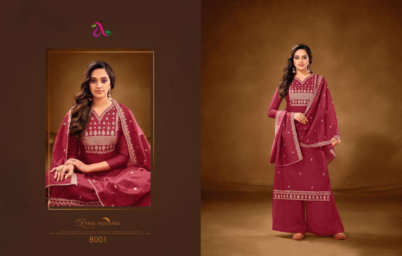 ERIKA BY ANGROOP PLUS 8001 TO 8008 SERIES BEAUTIFUL STYLISH FANCY COLORFUL CASUAL WEAR & ETHNIC WEAR PURE COTTON LAWN WITH EMBROIDERY DRESSES AT WHOLESALE PRICE