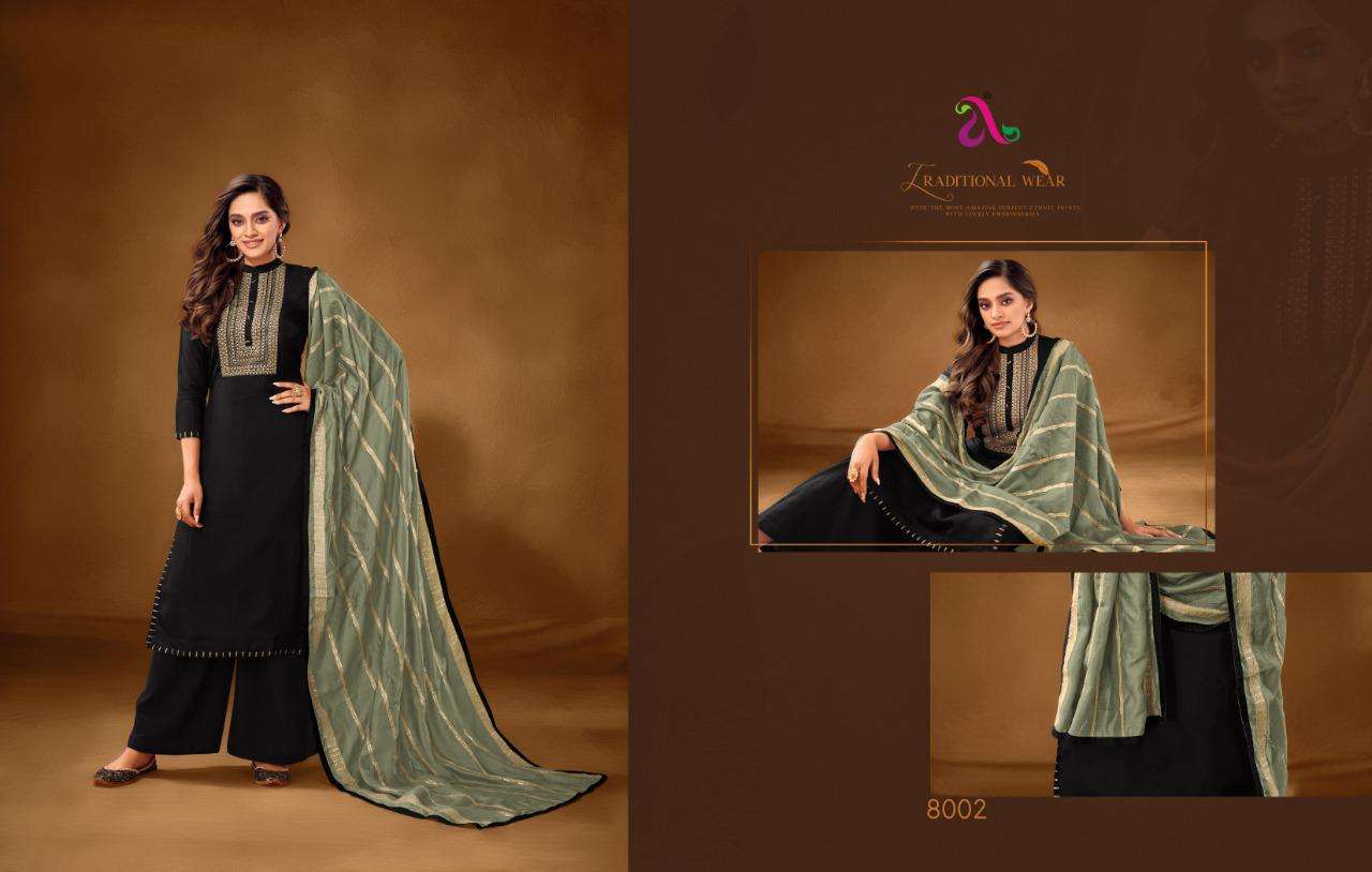 ERIKA BY ANGROOP PLUS 8001 TO 8008 SERIES BEAUTIFUL STYLISH FANCY COLORFUL CASUAL WEAR & ETHNIC WEAR PURE COTTON LAWN WITH EMBROIDERY DRESSES AT WHOLESALE PRICE