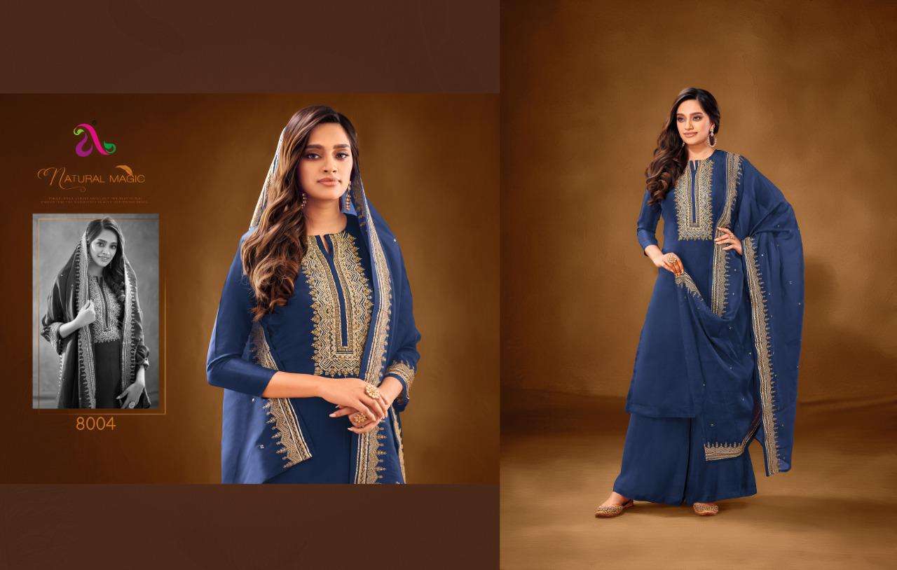 ERIKA BY ANGROOP PLUS 8001 TO 8008 SERIES BEAUTIFUL STYLISH FANCY COLORFUL CASUAL WEAR & ETHNIC WEAR PURE COTTON LAWN WITH EMBROIDERY DRESSES AT WHOLESALE PRICE