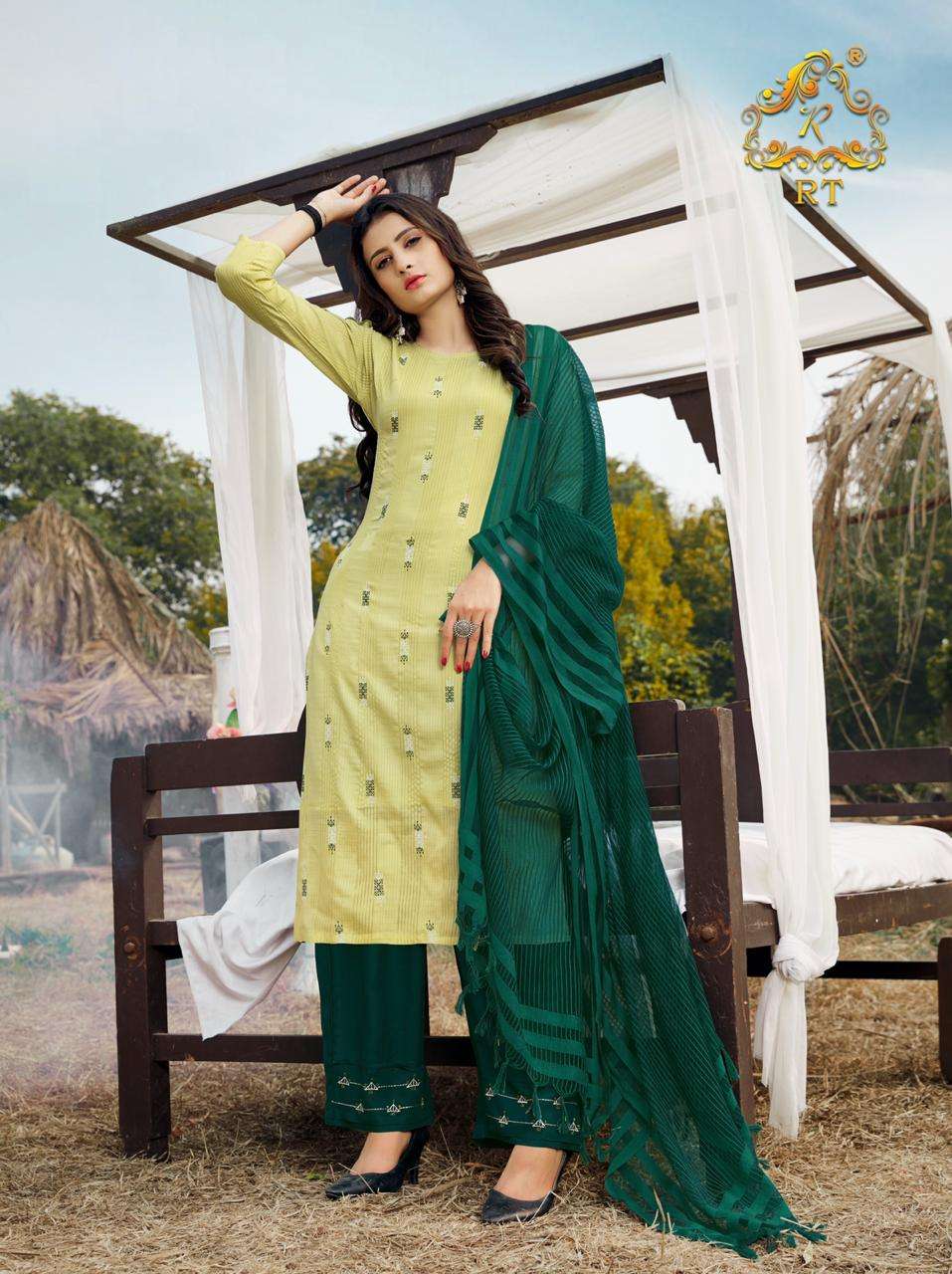 VASANT BY RT 1001 TO 1006 SERIES BEAUTIFUL SUITS COLORFUL STYLISH FANCY CASUAL WEAR & ETHNIC WEAR VISCOSE WEAVING DRESSES AT WHOLESALE PRICE