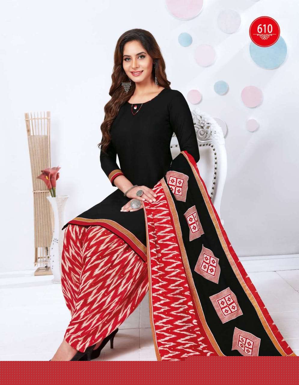 GEET PATIALA VOL-6 BY BAALAR 603 TO 614 SERIES BEAUTIFUL SUITS STYLISH FANCY COLORFUL CASUAL WEAR & ETHNIC WEAR PURE COTTON PRINT DRESSES AT WHOLESALE PRICE