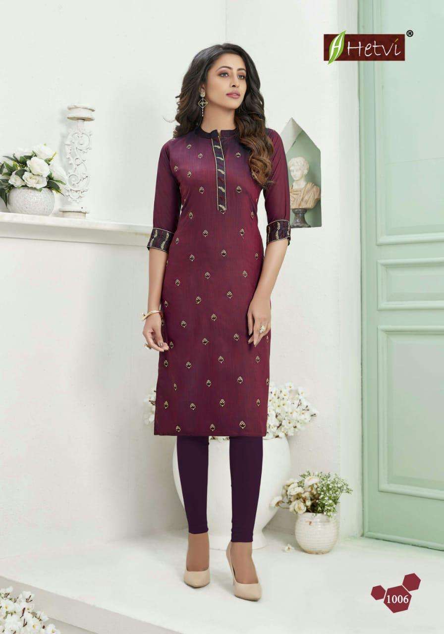 SIYA BY HETVI 1001 TO 1006 SERIES BEAUTIFUL STYLISH FANCY COLORFUL CASUAL WEAR & ETHNIC WEAR & READY TO WEAR RAYON PRINTED KURTIS AT WHOLESALE PRICE