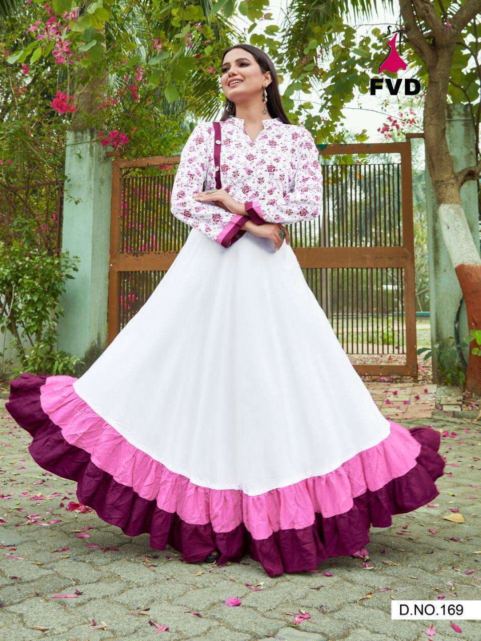 LONDON DREAMS VOL-1 BY FVD 164 TO 171 SERIES DESIGNER BEAUTIFUL STYLISH FANCY COLORFUL PARTY WEAR & OCCASIONAL WEAR RAYON FOIL PRINT GOWNS AT WHOLESALE PRICE