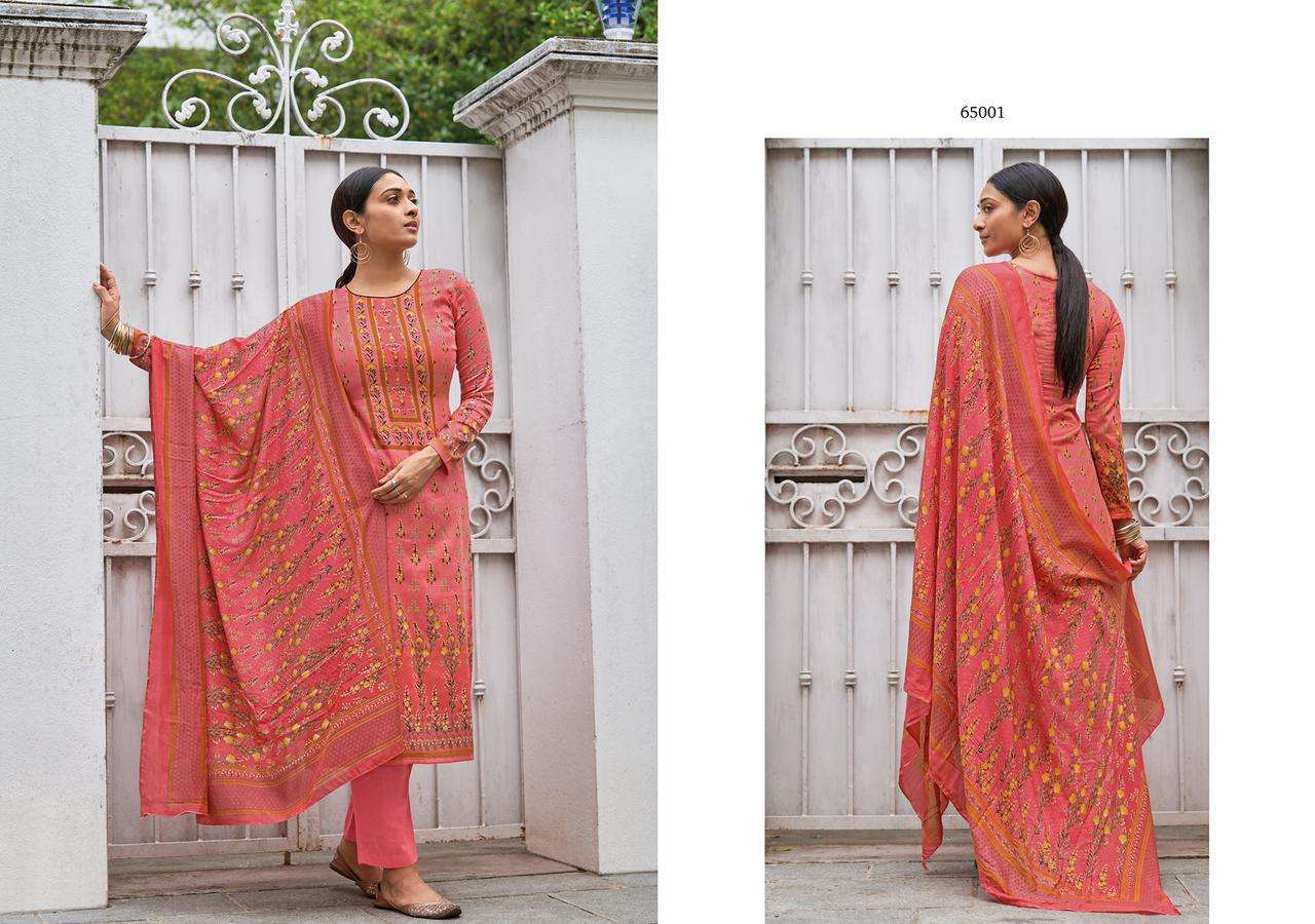 MEHR BY YUVINA EXPORTS 65001 TO 65008 SERIES BEAUTIFUL STYLISH FANCY COLORFUL CASUAL WEAR & ETHNIC WEAR PURE JAM WITH EMBROIDERY WORK DRESSES AT WHOLESALE PRICEv