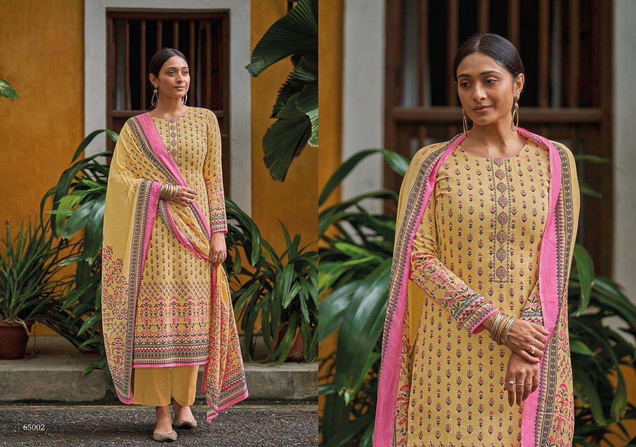 MEHR BY YUVINA EXPORTS 65001 TO 65008 SERIES BEAUTIFUL STYLISH FANCY COLORFUL CASUAL WEAR & ETHNIC WEAR PURE JAM WITH EMBROIDERY WORK DRESSES AT WHOLESALE PRICEv
