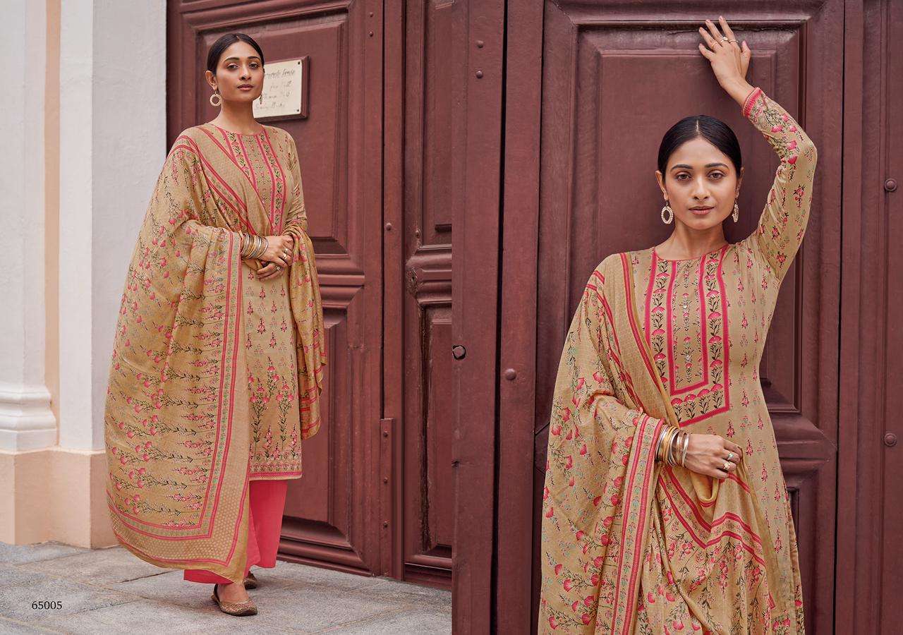 MEHR BY YUVINA EXPORTS 65001 TO 65008 SERIES BEAUTIFUL STYLISH FANCY COLORFUL CASUAL WEAR & ETHNIC WEAR PURE JAM WITH EMBROIDERY WORK DRESSES AT WHOLESALE PRICEv