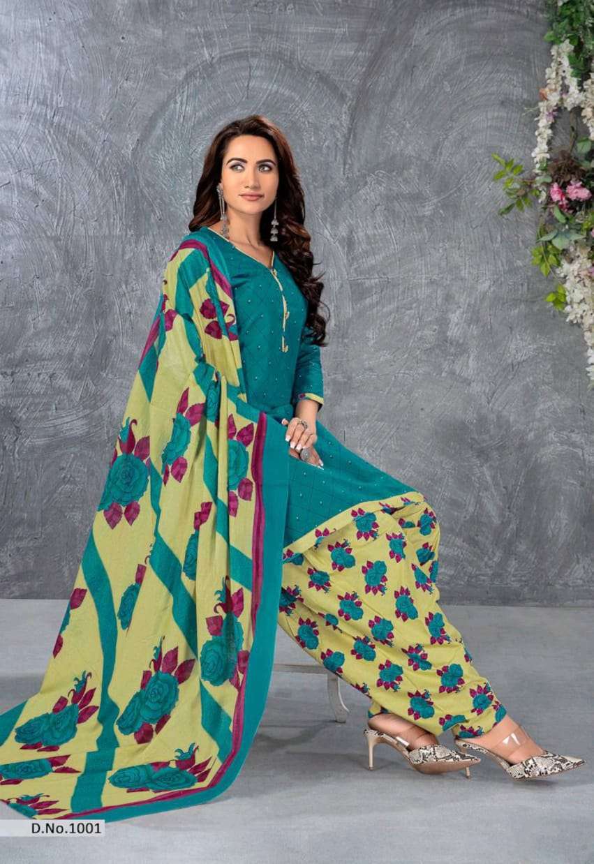 SANSKRUTI BY SHREE MEENAXI COTTON 1001 TO 1010 SERIES BEAUTIFUL SUITS STYLISH COLORFUL FANCY CASUAL WEAR & ETHNIC WEAR COTTON PRINTED DRESSES AT WHOLESALE PRICE