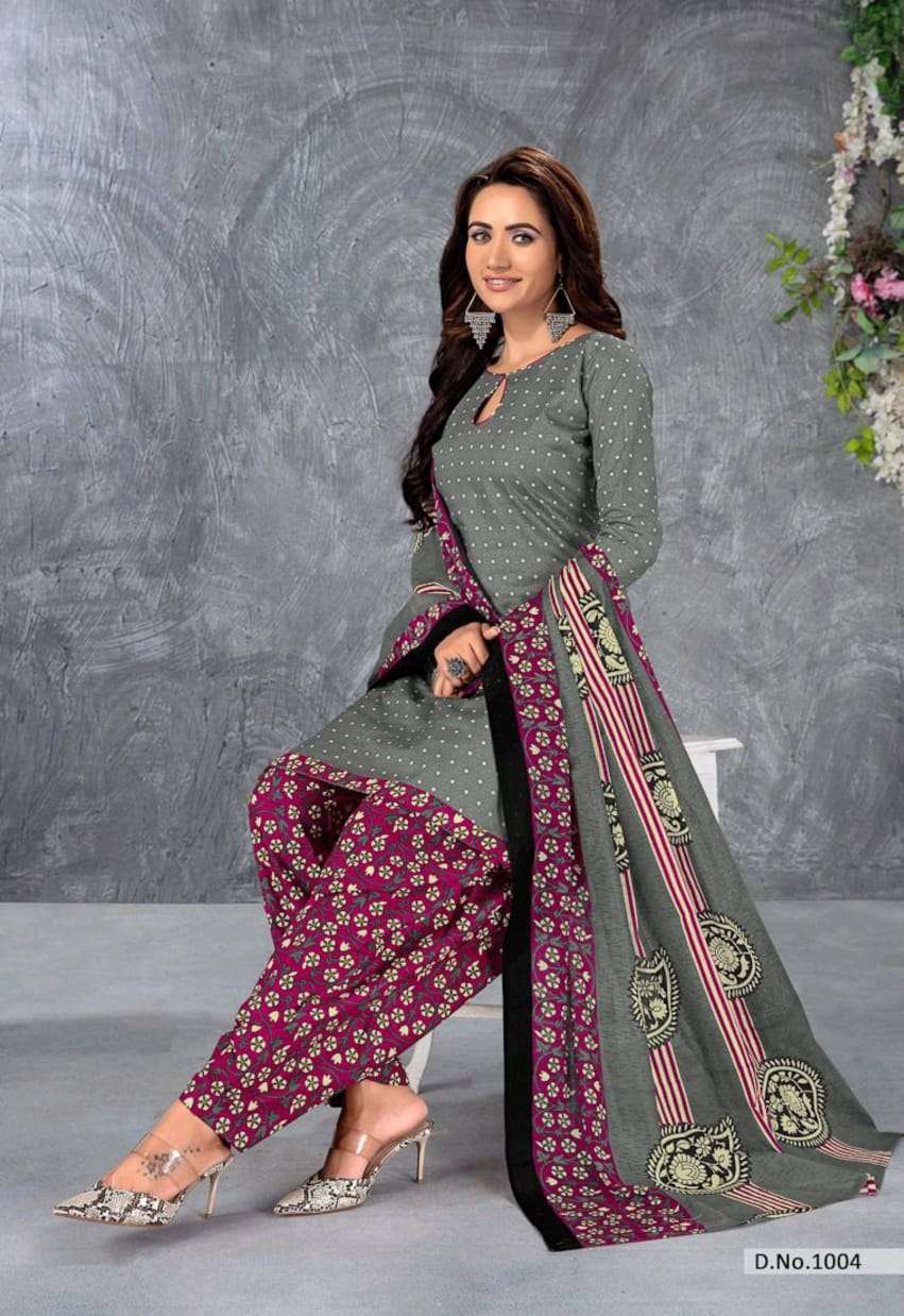 SANSKRUTI BY SHREE MEENAXI COTTON 1001 TO 1010 SERIES BEAUTIFUL SUITS STYLISH COLORFUL FANCY CASUAL WEAR & ETHNIC WEAR COTTON PRINTED DRESSES AT WHOLESALE PRICE