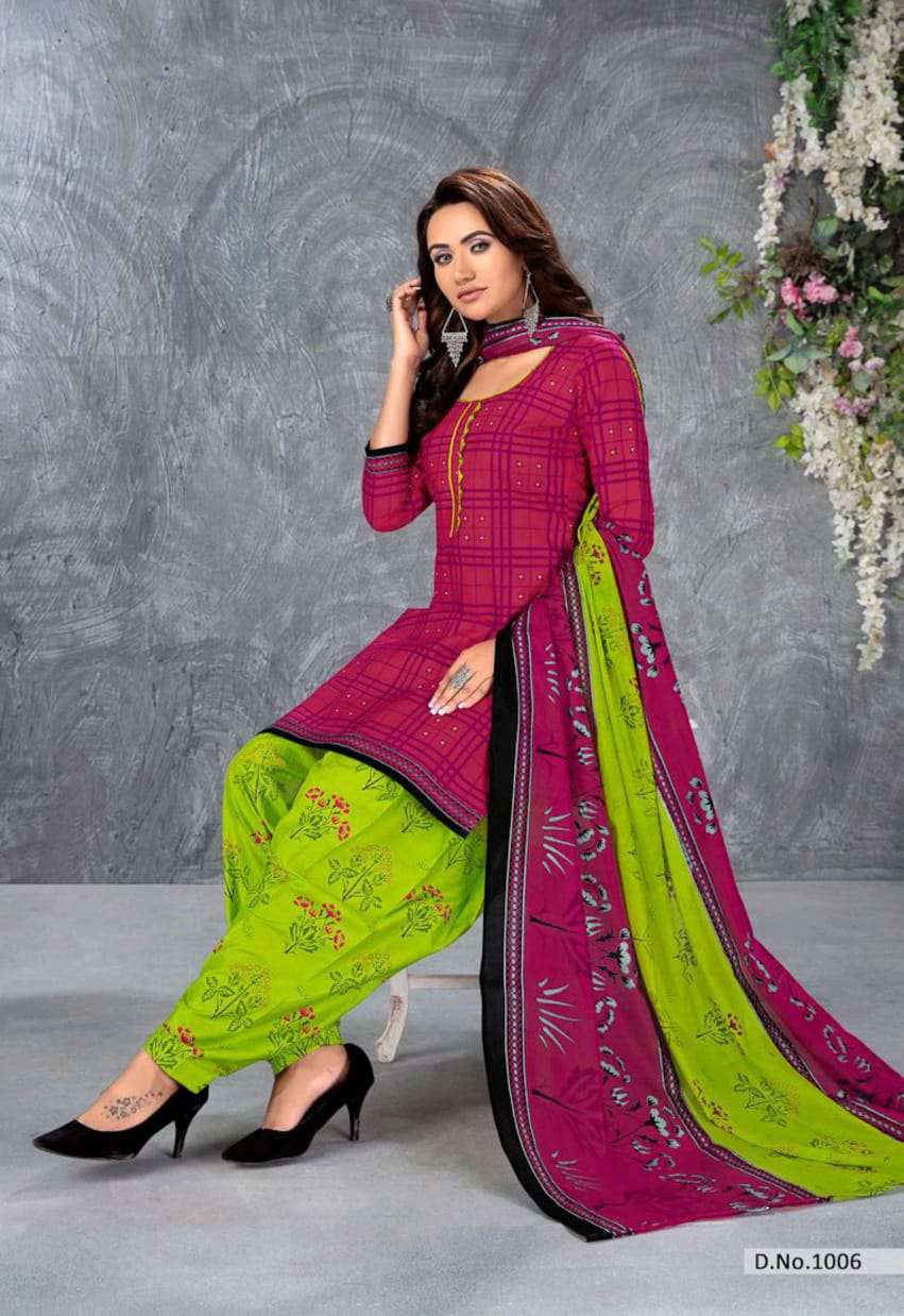 SANSKRUTI BY SHREE MEENAXI COTTON 1001 TO 1010 SERIES BEAUTIFUL SUITS STYLISH COLORFUL FANCY CASUAL WEAR & ETHNIC WEAR COTTON PRINTED DRESSES AT WHOLESALE PRICE