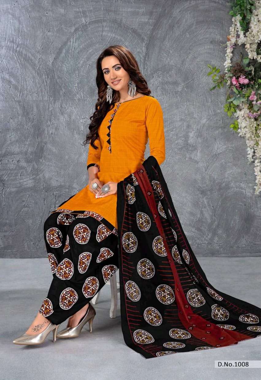 SANSKRUTI BY SHREE MEENAXI COTTON 1001 TO 1010 SERIES BEAUTIFUL SUITS STYLISH COLORFUL FANCY CASUAL WEAR & ETHNIC WEAR COTTON PRINTED DRESSES AT WHOLESALE PRICE