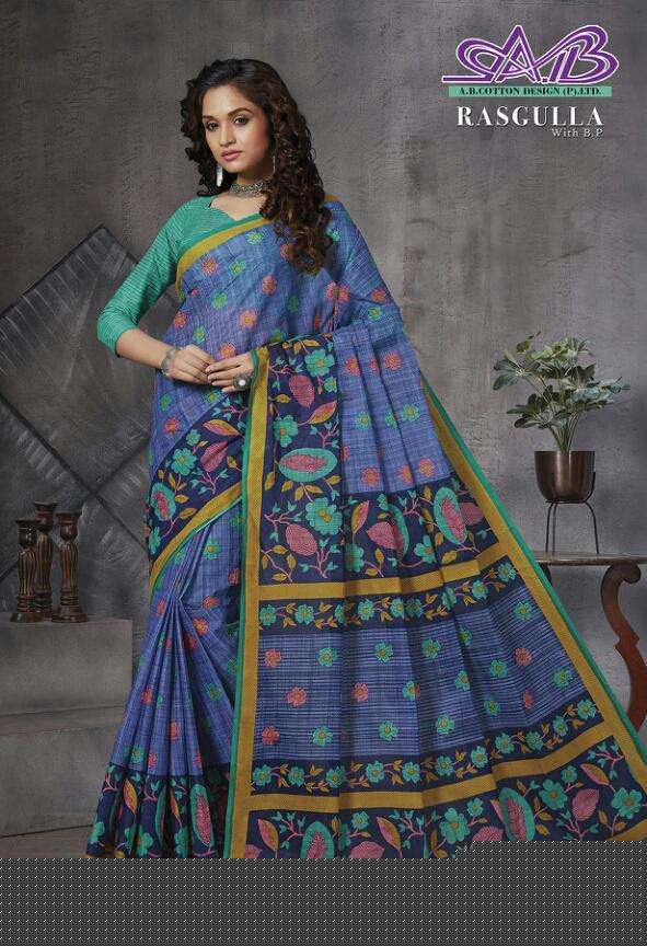 RASGULLA BY A.B FASHION 900 TO 914 SERIES INDIAN TRADITIONAL WEAR COLLECTION BEAUTIFUL STYLISH FANCY COLORFUL PARTY WEAR & OCCASIONAL WEAR MUL MUL COTTON PRINTED SAREES AT WHOLESALE PRICE