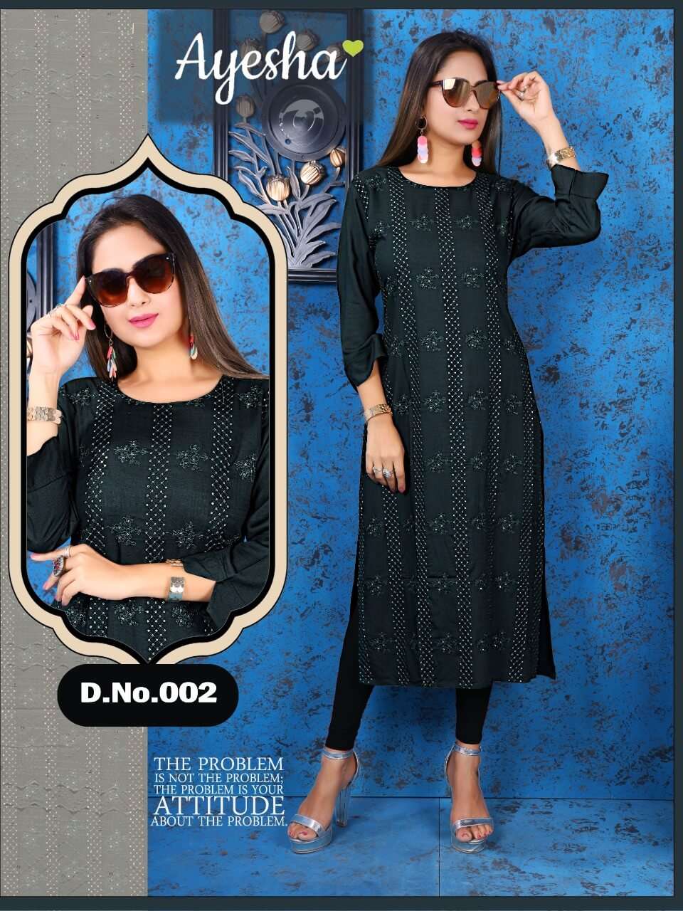 RESHMA BY AYESHA 01 TO 05 SERIES DESIGNER STYLISH FANCY COLORFUL BEAUTIFUL PARTY WEAR & ETHNIC WEAR COLLECTION HEAVY RAYON SLUB EMBROIDERY KURTIS AT WHOLESALE PRICE