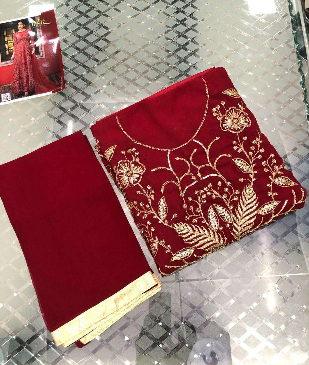 IBRIZ 09 COLOURS BY KILRUBA 09 TO 09-A SERIES ANARKALI SUITS BEAUTIFUL FANCY COLORFUL STYLISH PARTY WEAR & OCCASIONAL WEAR GEORGETTE WITH EMBROIDERY DRESSES AT WHOLESALE PRICE