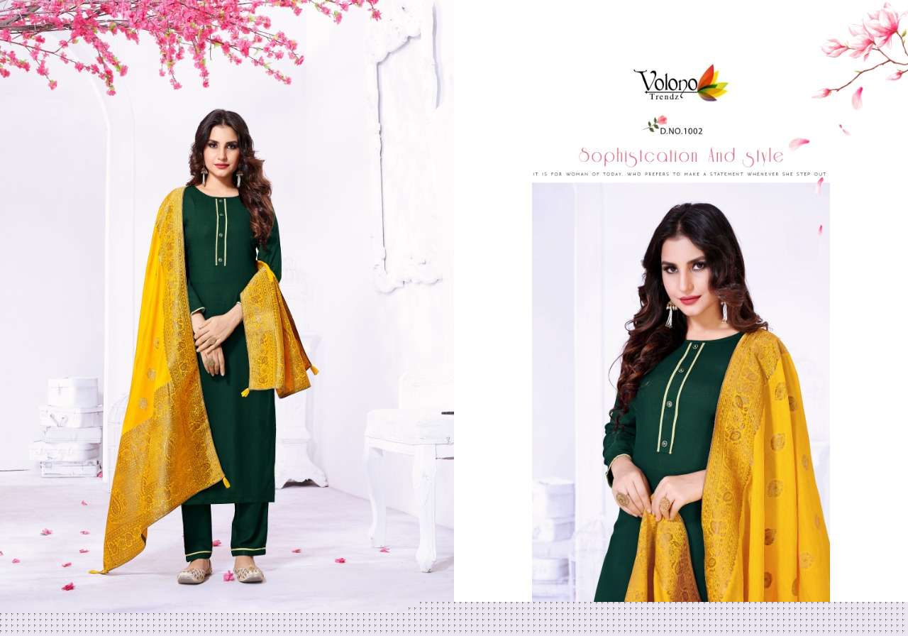 VASTRA NX BY VOLONO TRENDZ BEAUTIFUL SUITS STYLISH FANCY COLORFUL PARTY WEAR & OCCASIONAL WEAR HEAVY RAYON DRESSES AT WHOLESALE PRICE