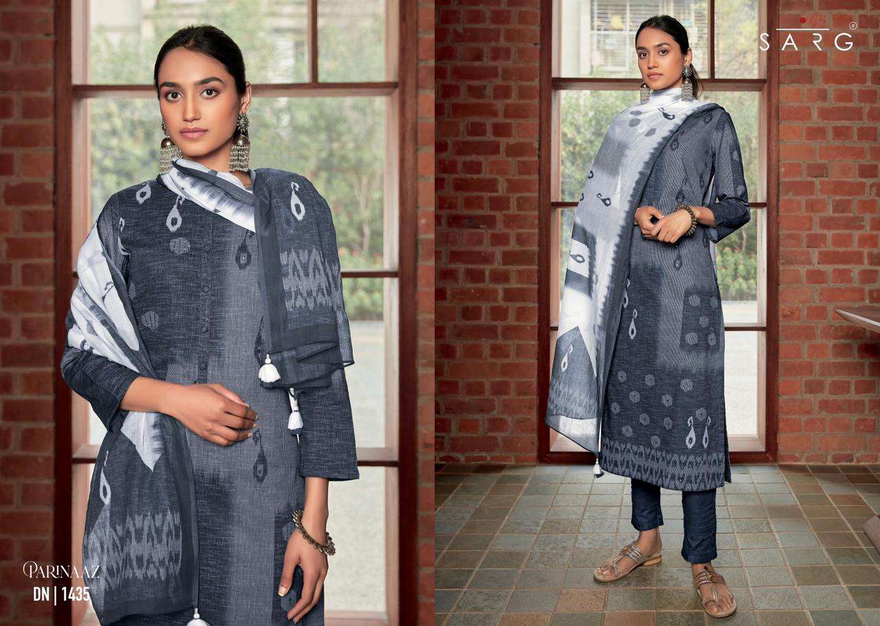PARINAAZ BY SARG BEAUTIFUL COLORFUL STYLISH FANCY CASUAL WEAR & ETHNIC WEAR & READY TO WEAR CAMBRIC COTTON DIGITAL PRINT WITH WORK DRESSES AT WHOLESALE PRICE