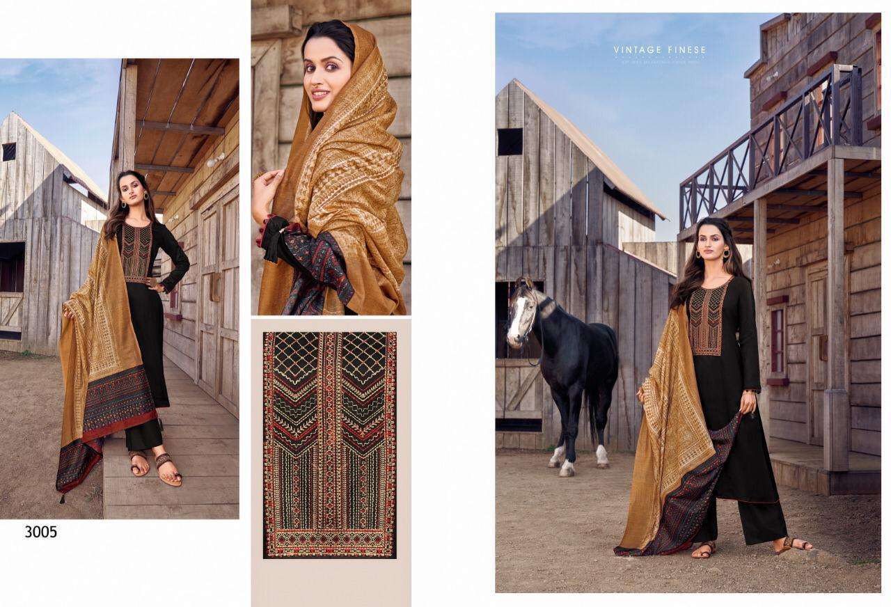 EVYANA BY KAPIL TRENDZ 3001 TO 3006 SERIES BEAUTIFUL WINTER COLLECTION SUITS STYLISH FANCY COLORFUL CASUAL WEAR & ETHNIC WEAR JAM COTTON WITH WORK DRESSES AT WHOLESALE PRICE
