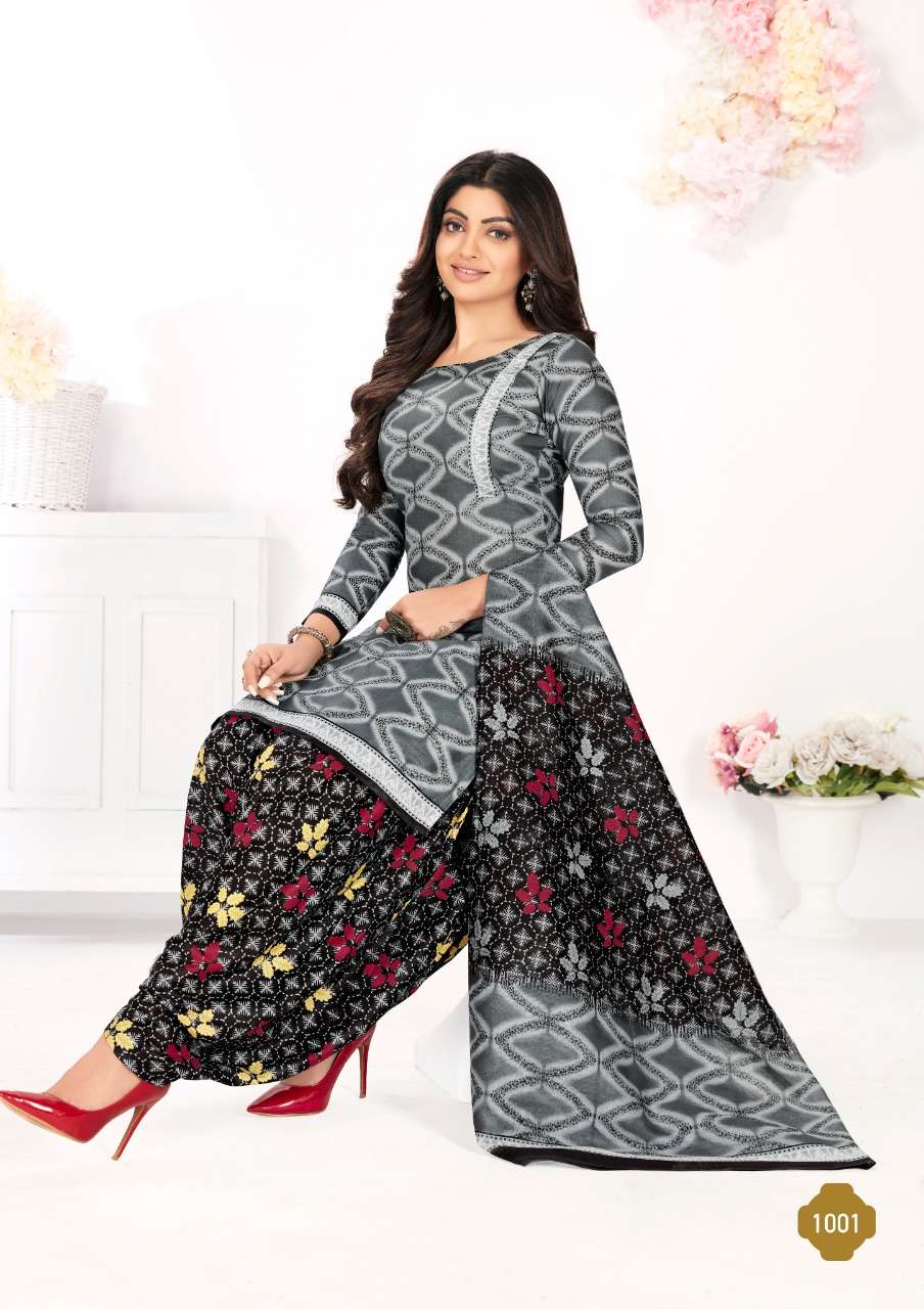 TITLI BY TRIMURTI TEXTILE 1001 TO 1010 SERIES BEAUTIFUL COLORFUL STYLISH PRETTY PARTY WEAR CASUAL WEAR OCCASIONAL WEAR PURE COTTON DRESSES AT WHOLESALE PRICE