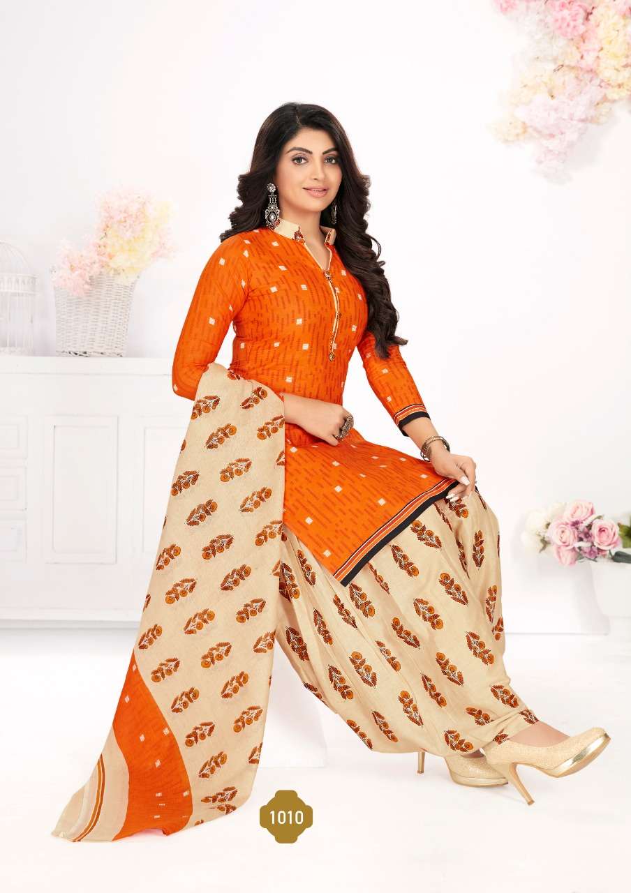 TITLI BY TRIMURTI TEXTILE 1001 TO 1010 SERIES BEAUTIFUL COLORFUL STYLISH PRETTY PARTY WEAR CASUAL WEAR OCCASIONAL WEAR PURE COTTON DRESSES AT WHOLESALE PRICE