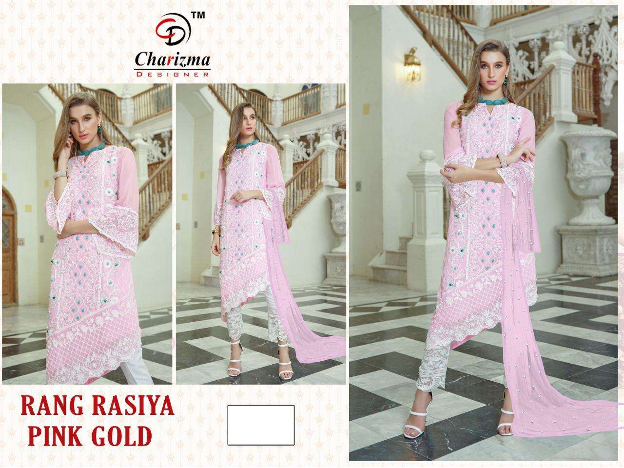 CHARIZMA HIT DESIGNS VOL-2 BY CHARIZMA DESIGNER PAKISTANI SUITS BEAUTIFUL FANCY COLORFUL STYLISH PARTY WEAR & OCCASIONAL WEAR GEORGETTE WITH EMBROIDERY DRESSES AT WHOLESALE PRICE