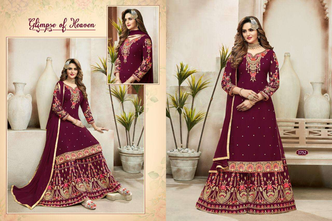 SOHNI KUDI VOL-4 BY A.M. CREATION 1751 TO 1754 SERIES BEAUTIFUL COLORFUL STYLISH PRETTY PARTY WEAR CASUAL WEAR OCCASIONAL WEAR HEAVY GEORGETTE EMBROIDERED DRESSES AT WHOLESALE PRICE