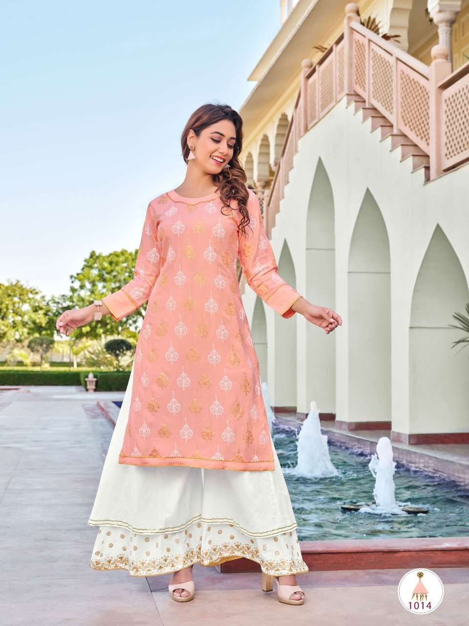 PRIVIVAH VOL-1 BY POGWS 1014 TO 1019 SERIES BEAUTIFUL STYLISH FANCY COLORFUL CASUAL WEAR & ETHNIC WEAR HEAVY RAYON PRINT KURTIS WITH BOTTOM AT WHOLESALE PRICE