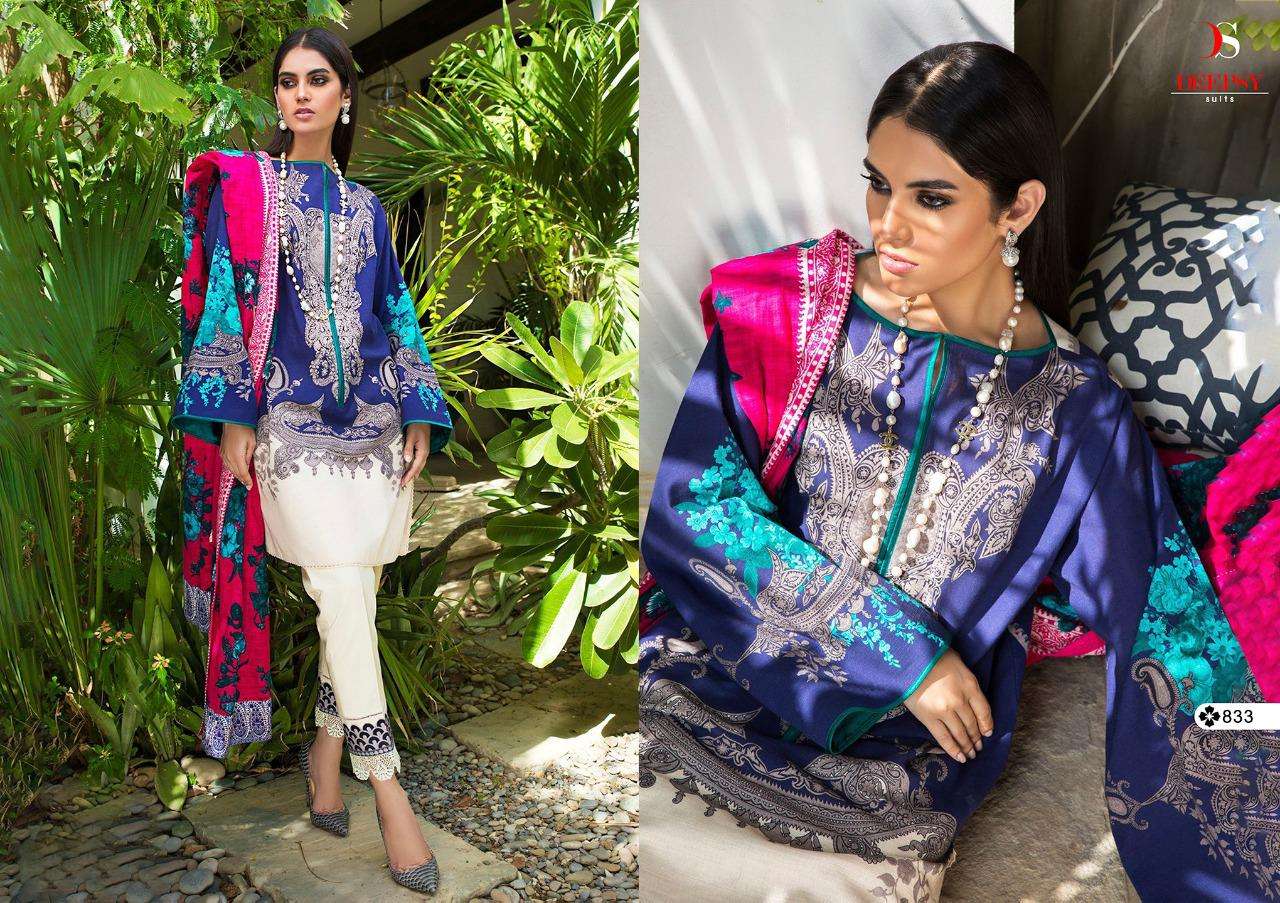 MAHEY COLLECTION BY DEEPSY SUITS 831 TO 837 SERIES BEAUTIFUL PAKISTANI SUITS COLORFUL STYLISH FANCY CASUAL WEAR & ETHNIC WEAR PURE JAM COTTON PRINT WITH EMBROIDERED DRESSES AT WHOLESALE PRICE