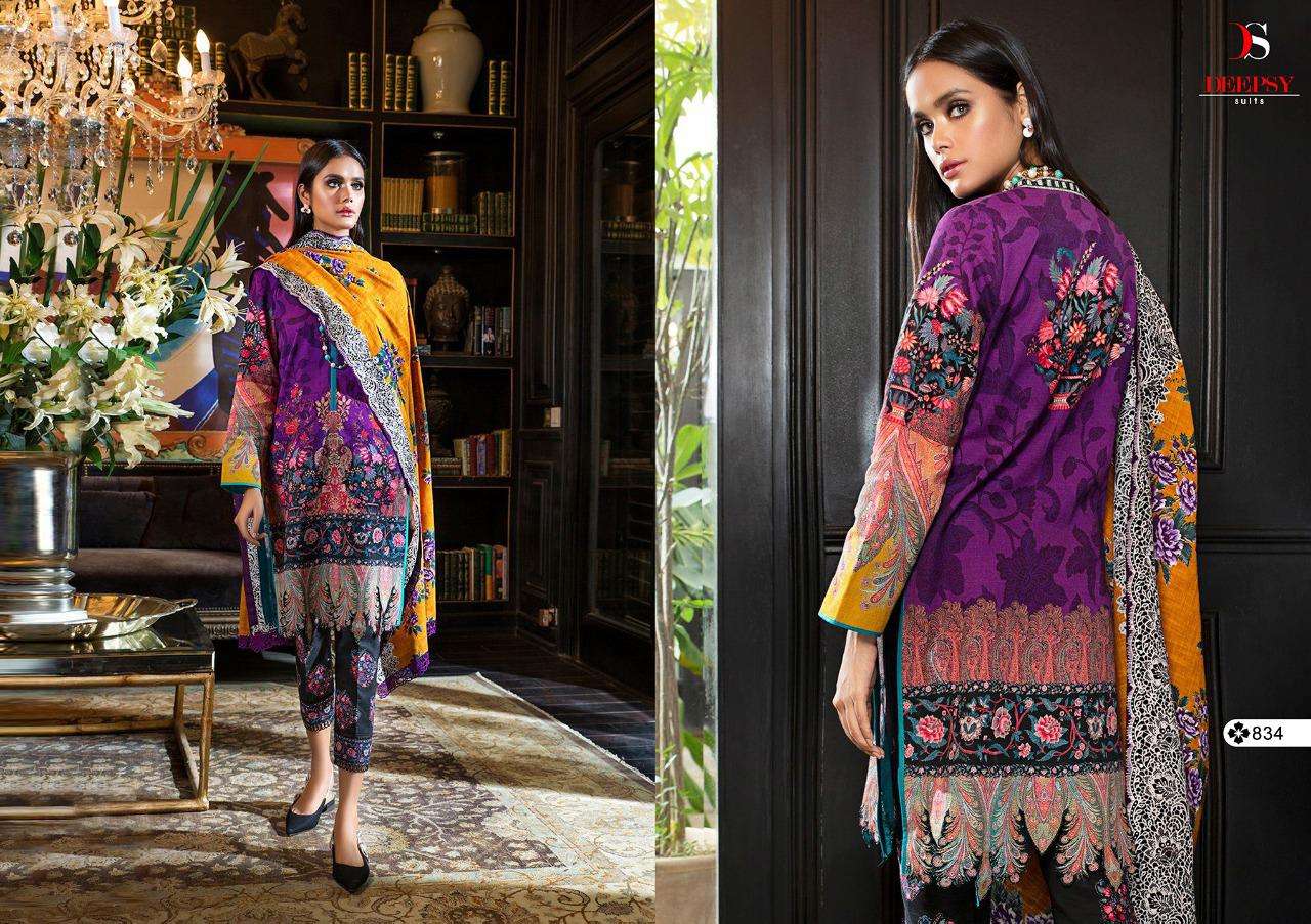 MAHEY COLLECTION BY DEEPSY SUITS 831 TO 837 SERIES BEAUTIFUL PAKISTANI SUITS COLORFUL STYLISH FANCY CASUAL WEAR & ETHNIC WEAR PURE JAM COTTON PRINT WITH EMBROIDERED DRESSES AT WHOLESALE PRICE