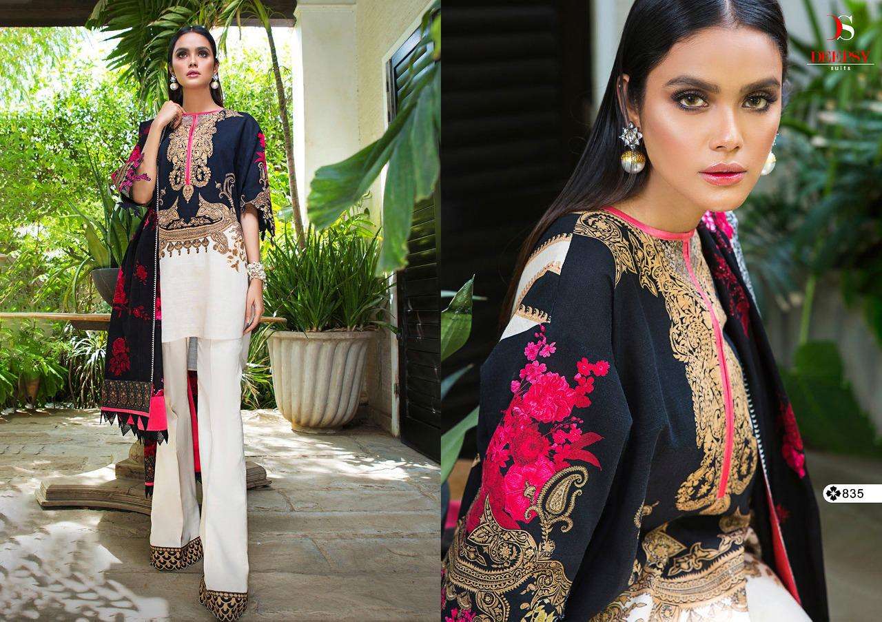 MAHEY COLLECTION BY DEEPSY SUITS 831 TO 837 SERIES BEAUTIFUL PAKISTANI SUITS COLORFUL STYLISH FANCY CASUAL WEAR & ETHNIC WEAR PURE JAM COTTON PRINT WITH EMBROIDERED DRESSES AT WHOLESALE PRICE