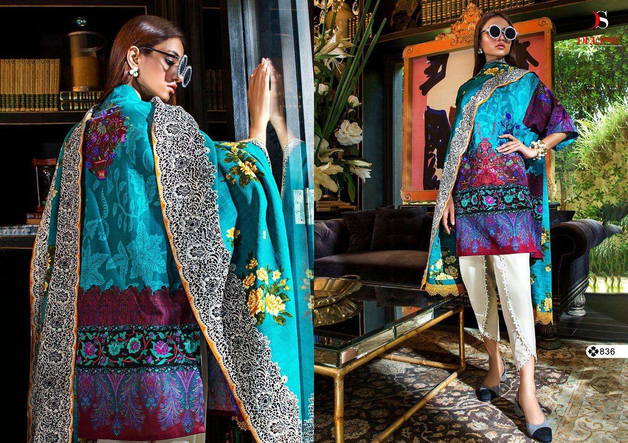 MAHEY COLLECTION BY DEEPSY SUITS 831 TO 837 SERIES BEAUTIFUL PAKISTANI SUITS COLORFUL STYLISH FANCY CASUAL WEAR & ETHNIC WEAR PURE JAM COTTON PRINT WITH EMBROIDERED DRESSES AT WHOLESALE PRICE